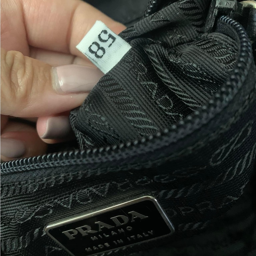 SOLD ❌❌❌❗️🖤🖤🖤PRADA Blk Nylon Classic 
Medium Backpack🖤🖤🖤 - Picture 13 of 16